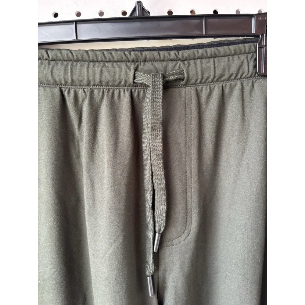 Eddie‎ Bauer Lounge Pull On Athletic Shorts Men's XL Drawstring Zip Pocket